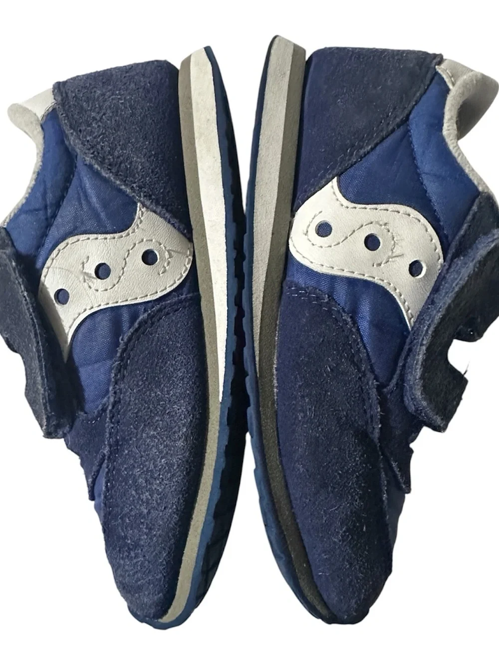 SAUCONY Little Kids Blue Hook-and-Loop Sneakers Size 12 M